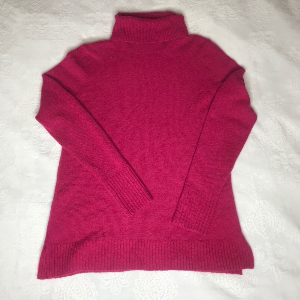 J. Crew Pink Margot Turtleneck Sweater
